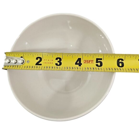 Nanette Lepore Floral Trim Porcelain 5.5" Cereal Soup Salad Bowls – Set of 4 - Picture 5 of 16